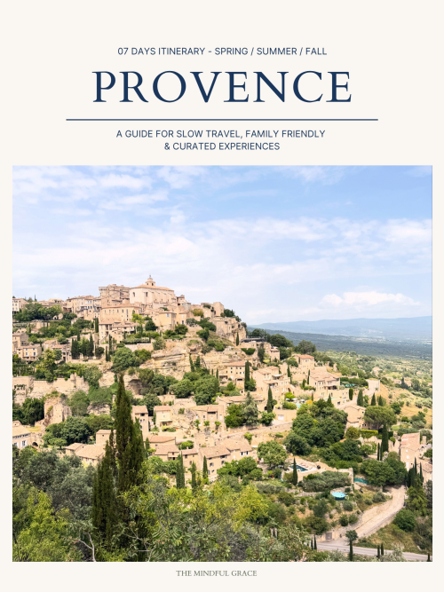 Provence Family Itinerary guide cover