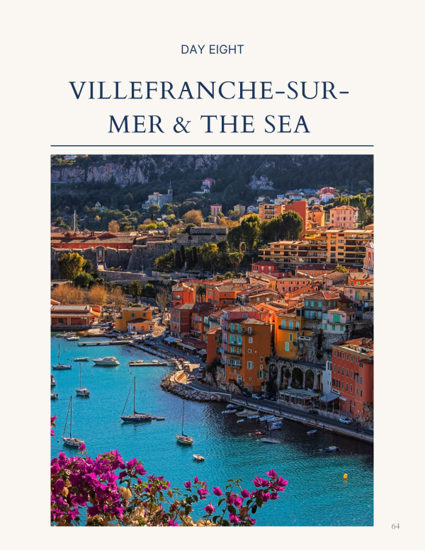 French Riviera family itinerary sample from the guide