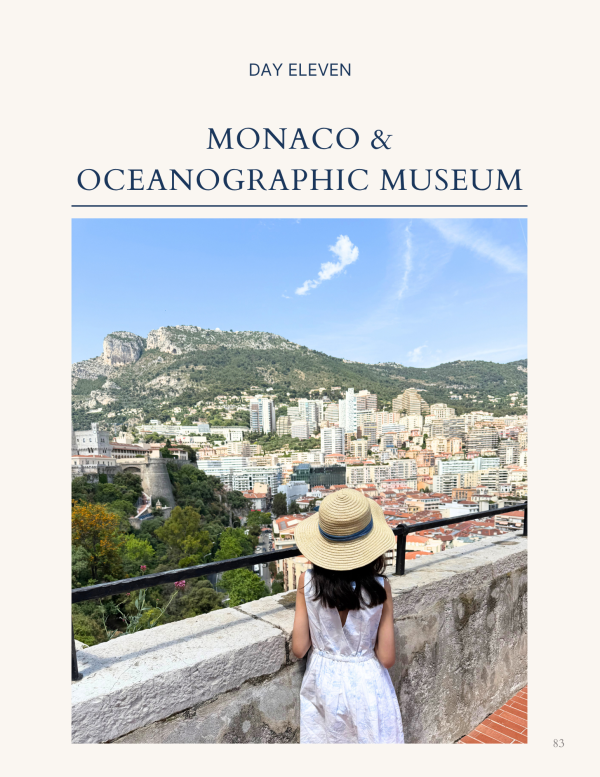 French Riviera family itinerary sample from the guide